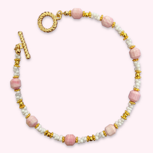 Pink Conch Shell Anklet Ver. 1